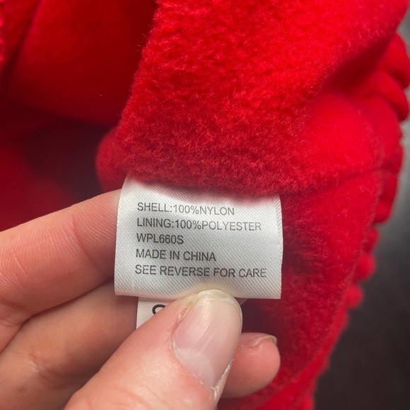 Canon Photography NFL Red Zip Up Sleeveless Zip Up Vest Jacket Size Medium - Picture 6 of 10